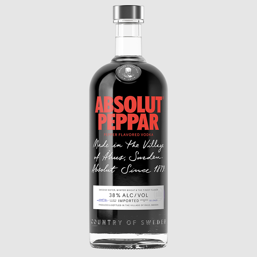 ABSOLUT VODKA FLAVOURED PEPPAR
