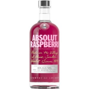 ABSOLUT VODKA FLAVOURED RASPBERRY