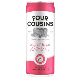 FOUR COUSINS CANS ROSE